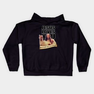 Jesus Doesn't live with you Kids Hoodie